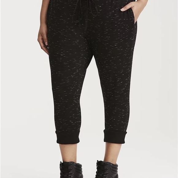 Torrid Spacedye Crop Active Jogger Pants - Picture 2 of 6